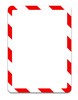 Obrázek Kapsy Magneto bezpečnostní - A4 / červeno-bílá / 2 ks / magnetické