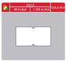 Obrázek Etikety do etiketovacích kleští - 22 x 12 mm COLA-PLY / bílá