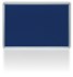 Obrázek Tabule filcová v hliníkovém rámu - 60 x 90 cm / modrá