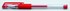 Obrázek Gelové pero Sakota s víčkem - červená