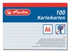 Zobrazit detail produktu - Náhradní karty do kartotéky - karty A6 / 100 ks Obrázek Náhradní karty do kartotéky - karty A6 / 100 ks