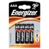 Obrázek Baterie Energizer alkalické - baterie mikrotužka AAA / 4 ks