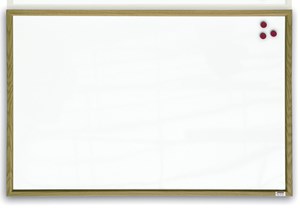 Obrázek Tabule bílá magnetická v dřevěném rámu - 60 x 90 cm