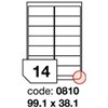 Zobrazit detail produktu - Etikety samolepicí bílé - 99,1 x 38,1 / 100 archů Obrázek Etikety samolepicí bílé - 99,1 x 38,1 / 100 archů