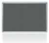 Obrázek Tabule filcová v hliníkovém rámu - 90 x 120 cm / šedá