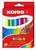 Obrázek Voskové pastelky trojhranné Kores Kraynones - 12 barev / Jumbo