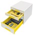 Obrázek Zásuvkový box WOW - žlutá / 2+2 zásuvky