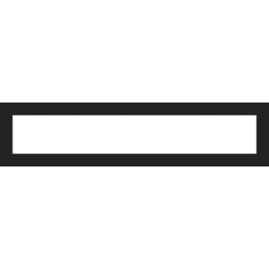 Obrázek Magnetický informační rámeček LEAN A4/A3 - 317 x 75 mm / černá / 10 ks