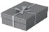 Obrázek Krabice úložná Esselte - M / šedá / 360 x 265 x 100 mm / 3 ks