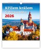 Obrázek Kalendář nástěnný Křížem krážem ČR / N173