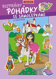 Obrázek Omalovánka A4 se samolepkami - Pohádky