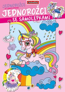 Obrázek Omalovánka A4 se samolepkami - Jednorožci