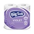 Obrázek Papír toaletní Big Soft Violet - dvouvstvý / bílá