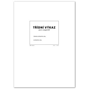 Obrázek Třídní výkaz pro 2. stupeň A4 / 16 stran
