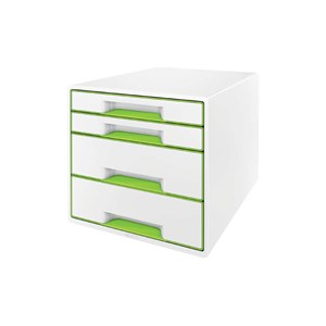 Obrázek Zásuvkový box Leitz WOW - 2+2 zásuvky / zelená