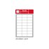 Obrázek Print etikety A4 pro laserový a inkoustový tisk - 70 x 36 mm (24 etiket / arch ) / snímatelné