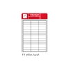Obrázek Print etikety A4 pro laserový a inkoustový tisk - 70 x 16,9 mm (51 etiket / arch ) / snímatelné