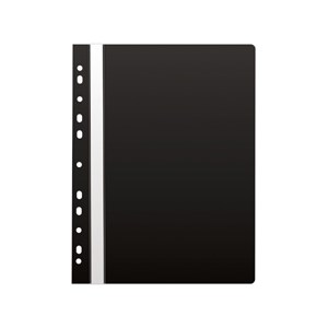 Obrázek Rychlovazač A4 plastový s eurozávěsem - černá