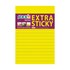 Obrázek Samolepicí bločky Stick´n by Hopax Extra Sticky - 101 x 150 mm / linka / 90 lístků / neonová žlutá