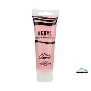Obrázek Akrylová barva LUMA - PASTEL / 75 ml / růžová