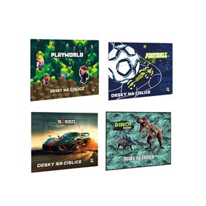 Obrázek Desky na číslice / mix pro kluky