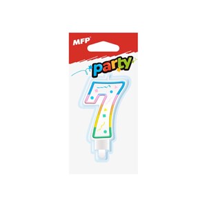 Obrázek Svíčka dortová č.7 / duhová