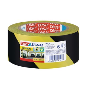 Obrázek Lepicí pásky Tesa značkovací - 50 x 66 / černo - žlutá