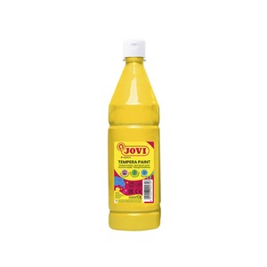 Obrázek Tekuté temperové barvy JOVI PREMIUM v lahvi - 1000 ml / žlutá