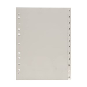 Obrázek Rozdružovač A4 plastový šedý - 1 - 12