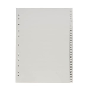 Obrázek Rozdružovač A4 plastový šedý - 1 - 31