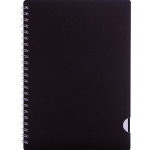 Obrázek Blok BOBO Plastic s boční spirálou - A5 / linka