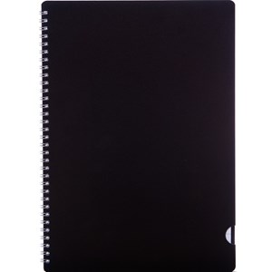 Obrázek Blok BOBO Plastic s boční spirálou - A4 / linka