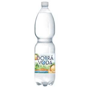 Obrázek Dobrá voda s příchutí - mandarinka / neperlivá / 1,5 l