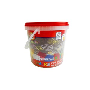 Obrázek Křídy na chodník - 16 ks / kyblík