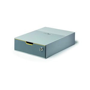 Obrázek Zásuvkový box VARICOLOR® SAFE - 1 zásuvka + zámek / šedá