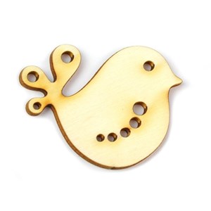 Obrázek Velikonoční dřevěný výřez - ptáček 5 x 4 cm