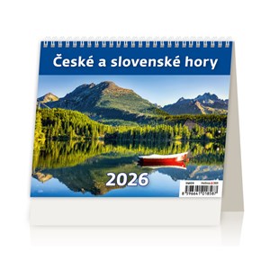 Obrázek Kalendář stolní MINI - České a slovenské hory / SM09