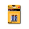 Obrázek Baterie Kodak alkalické - baterie mikrotužková AAA 1,5 V / 4 ks