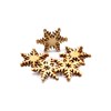 Obrázek Dřevěný výřez - vločka 2,5 cm / 5 ks