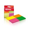 Obrázek Samolepicí bločky Kores Multicolor - 40 mm x 50 mm / 4 ks