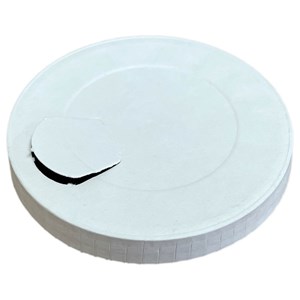 Obrázek Víčko papírové na kelímky Coffee - na 200 / 300 ml / 50 ks bílé