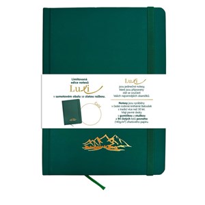 Obrázek Blok Luxi A5 - čistý / 96 listů / zelená hory