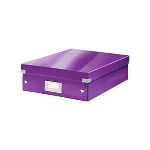 Obrázek Organizační box Leitz Click&Store - velikost M / purpurová