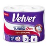 Obrázek Utěrky papírové Velvet Turbo Duo - 3 vrstvé / 2 ks