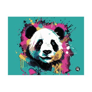 Obrázek Ubrus PVC - Panda / 65 x 50 cm