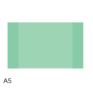 Obrázek Obal na sešity A5 - pastel zelená
