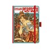 Obrázek Blok Alfons Mucha premium - A5 / tečkovaný / červená