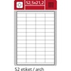 Obrázek Print etikety A4 PLUS pro laserový a inkoustový tisk - 70 x 36 mm (24 etiket / arch)
