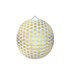 Obrázek Lampion kulatý 25 cm - zlatý puntík